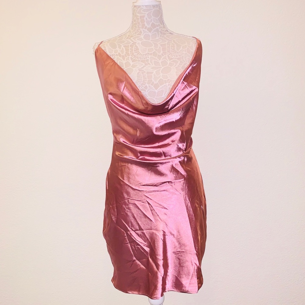 Want My Look Satin Dress, size L